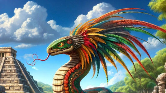 Quetzacoatl feathered serpent image feature blog spot about aztec history