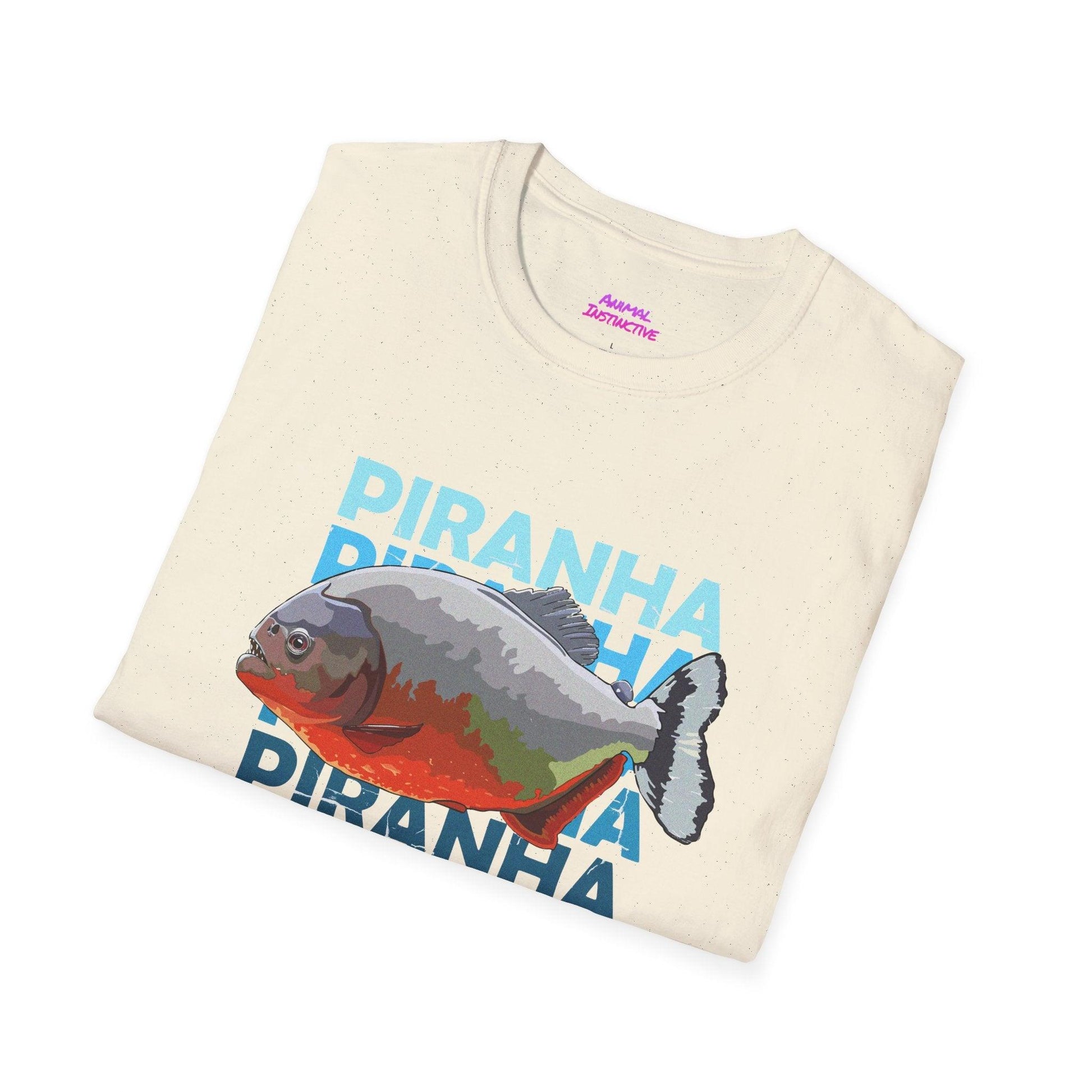Amazon Piranha Multicolor Tropical Fish T-shirt - Animal Instinctive