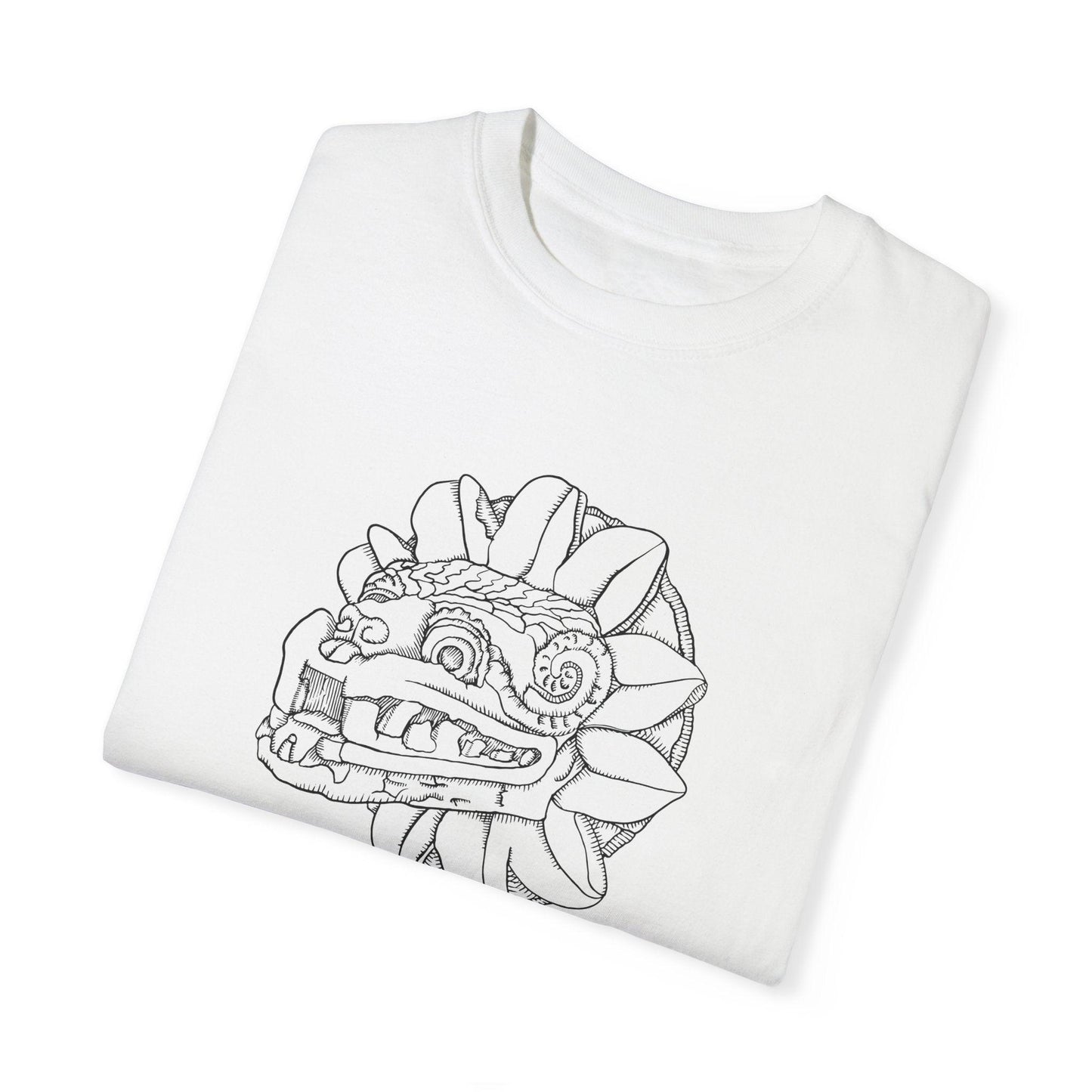 Quetzacoatl Aztec Snake Premium Aztec Drawn T-shirt - Animal Instinctive