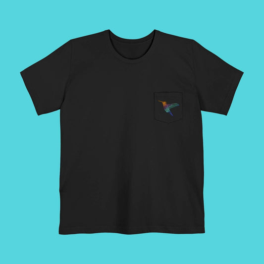 Pocket Tee Hummingbird T-shirt - Animal Instinctive